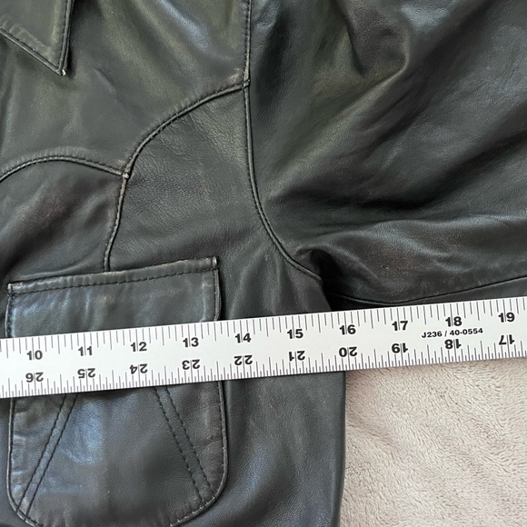 One Teaspoon Womens 100% Sheep Leather Western Snap Front Shirt XS Rodeo New - Picture 13 of 15